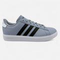 Adidas Grand Court 2.0 Halo Silver Shadow Olive Mens Athletic Sneaker