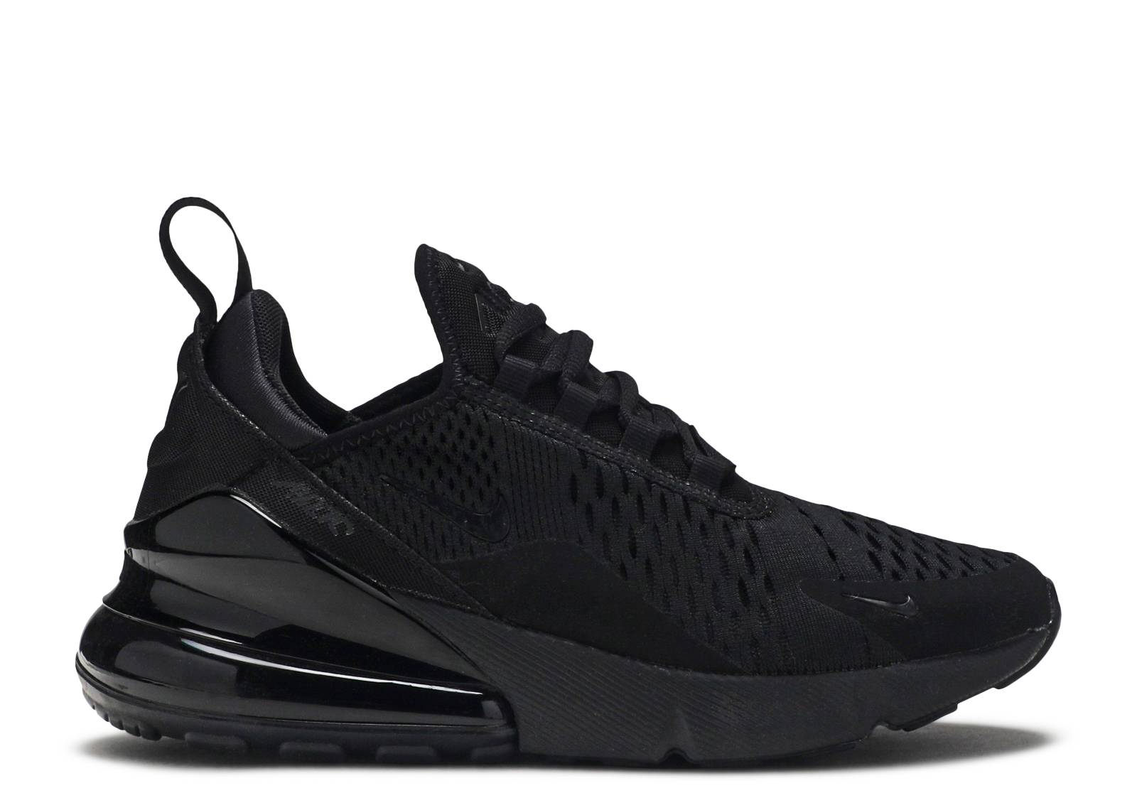 Women's Nike Air Max 270 Black/Black-Black (AH6789 006)