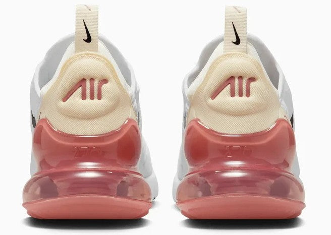 Women's Nike Air Max 270 White/Black-Pale Ivory-Muslin (AH6789 123)