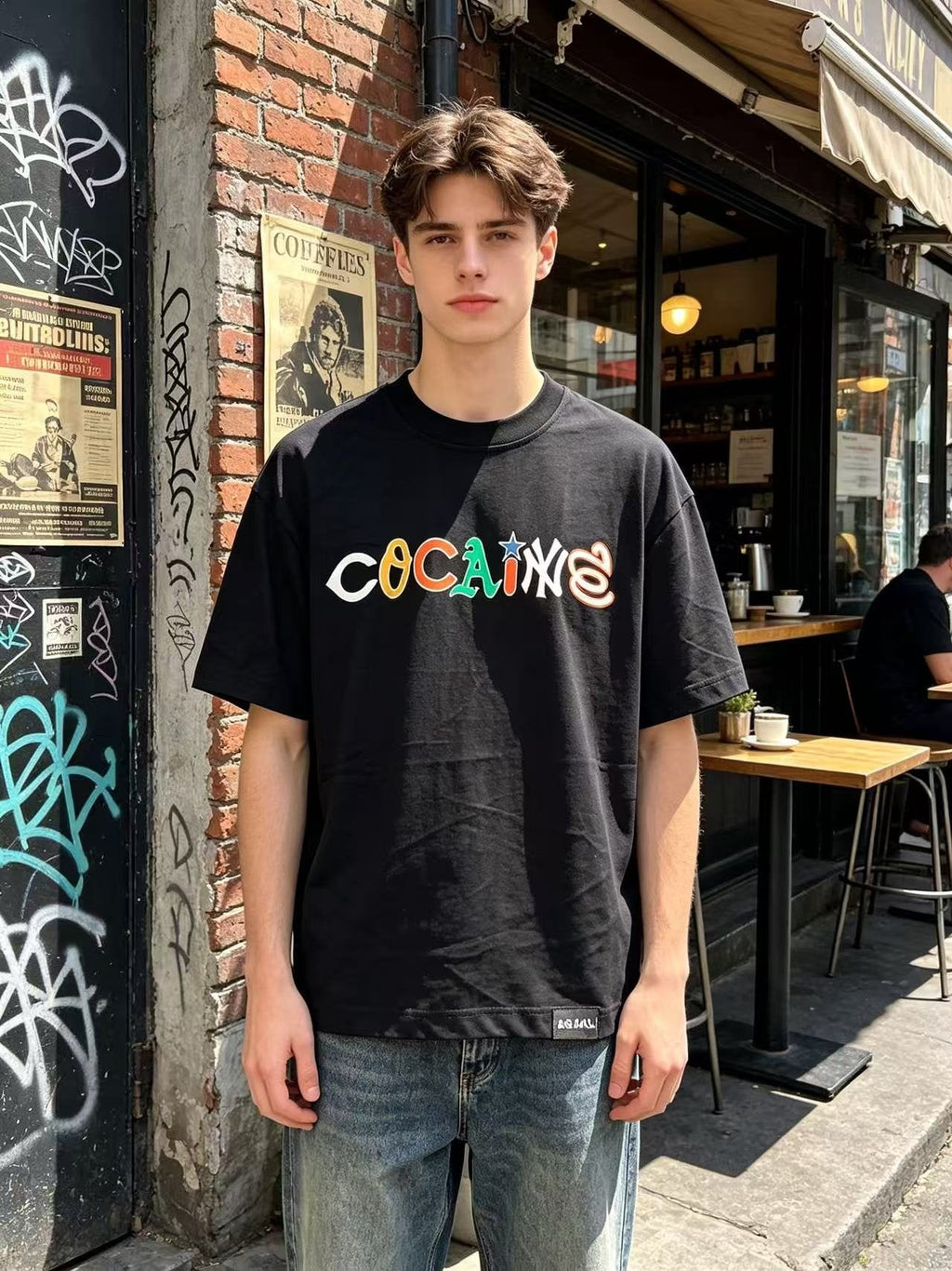 ASAALL Multicolor Wordmark Graphic T-Shirt