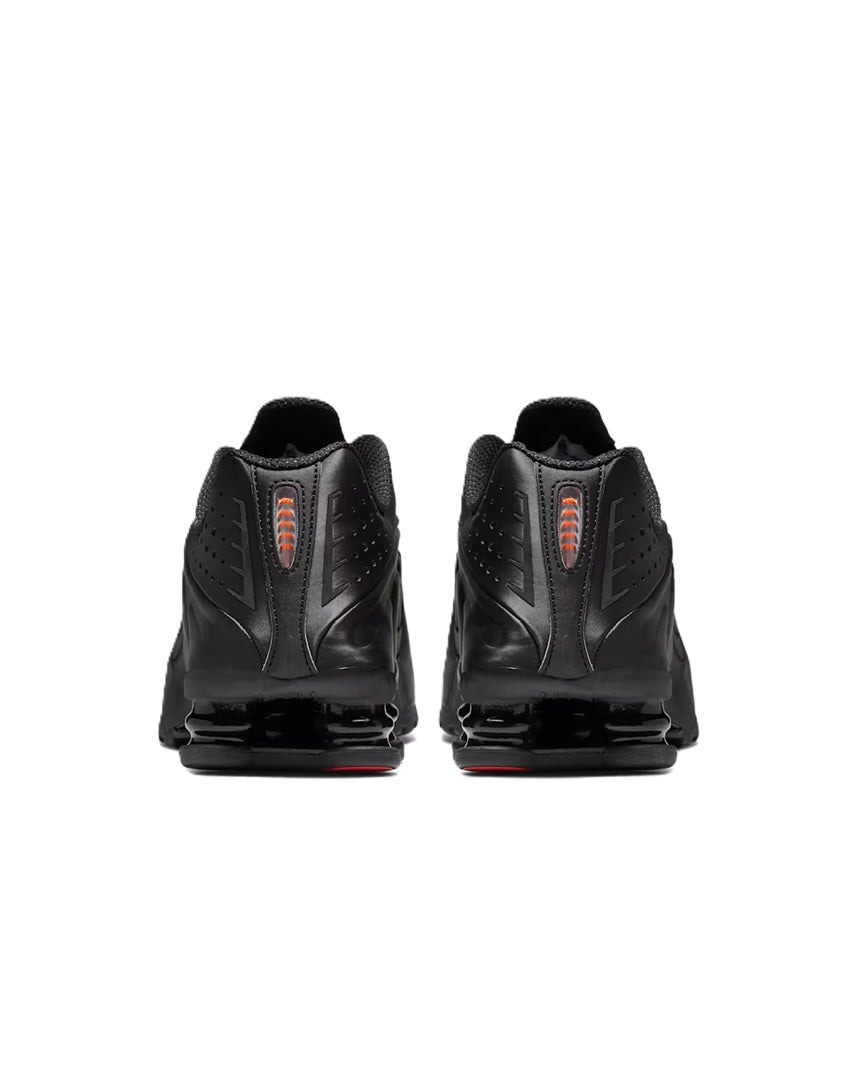 Women's Nike Shox R4 Black/Black-Black-Max Orange (AR3565 004)