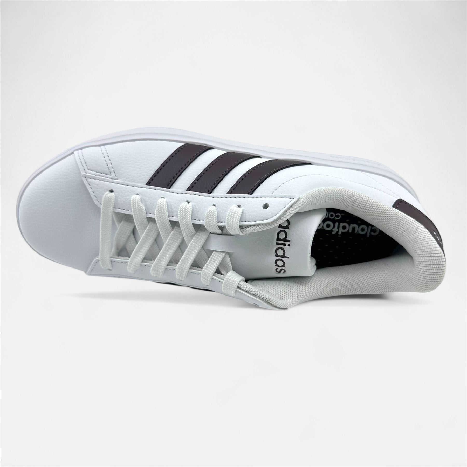 Adidas Grand Court 2.0 Cloud White Aurora Met Womens Athletic Sneaker
