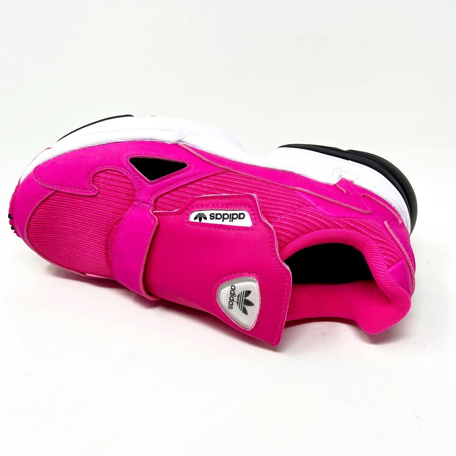 Adidas Originals Falcon RX Pink Black White Womens Size 6.5 Sneakers EE5114