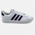 Adidas Grand Court 2.0 White Dark Blue Preloved Scarlet Mens Athletic Sneaker