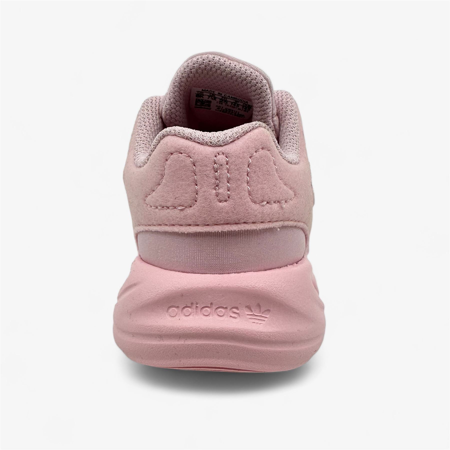 Adidas Ozelia EL Clear Pink Black Toddler Girls Athletic Sneaker