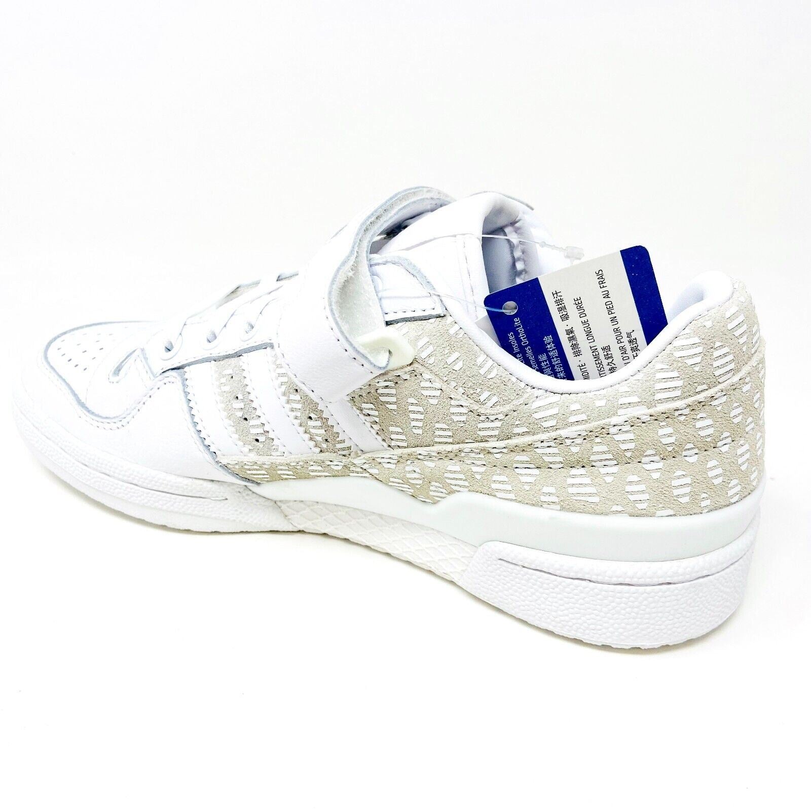 Adidas Originals Forum Low White Gray Womens Size 7 Trainer Sneakers BY9348