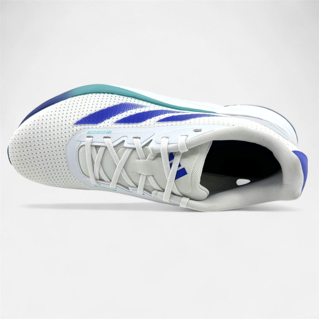 Adidas Duramo SL Cloud White Lucid Blue Flash Aqua Mens Athletic Sneaker