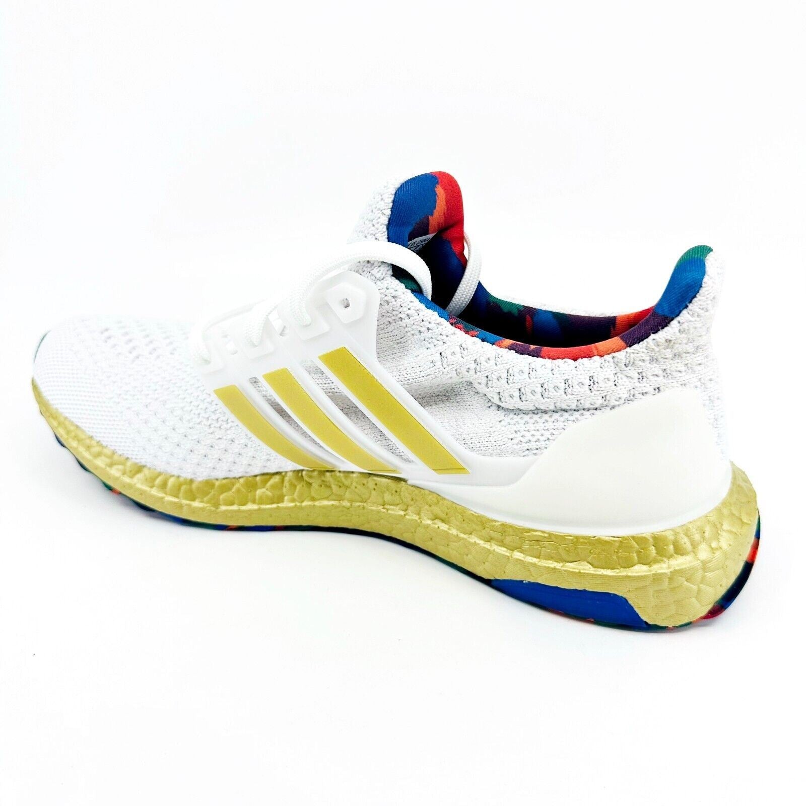 Adidas UltraBoost 5.0 DNA Title IX White Gold Womens Running Shoes HP7425
