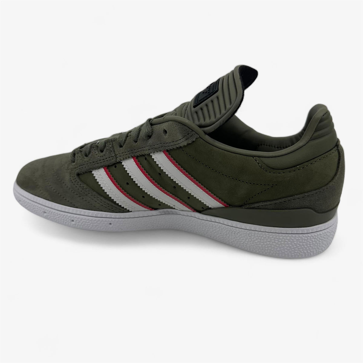 Adidas Busenitz Olive Strata Red Cloud White Mens Athletic Sneakers
