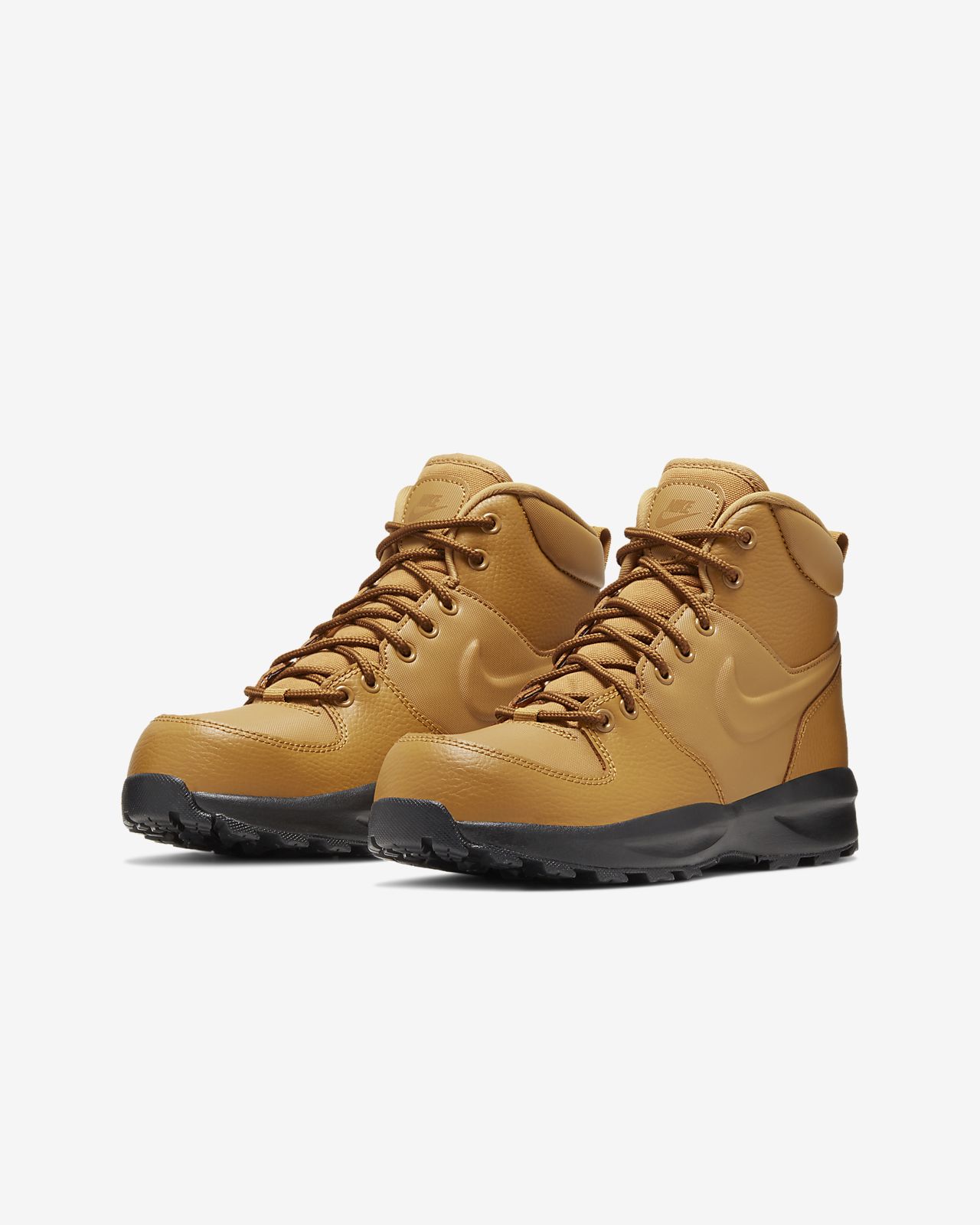 Big Kid's Nike Manoa LTR Wheat/Black (BQ5372 700)