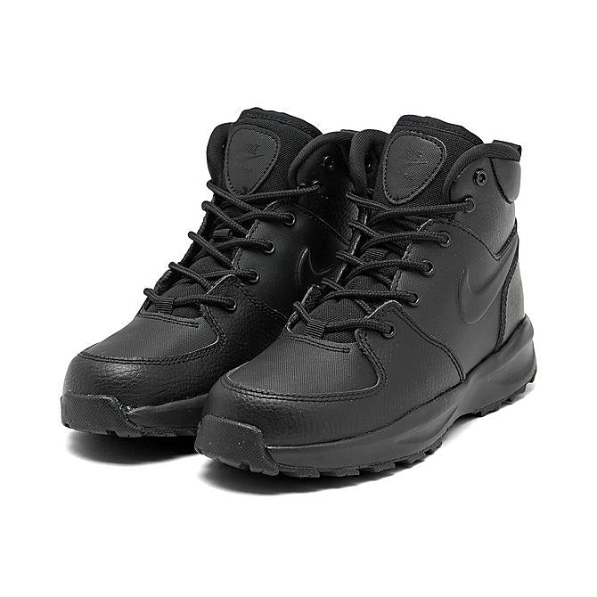Little Kid's Nike Manoa LTR Black/Black-Black (BQ5373 001)