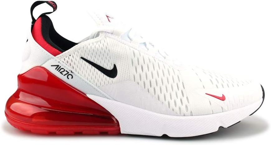 Men's Nike Air Max 270 White/Black-University Red (BV2523 100)