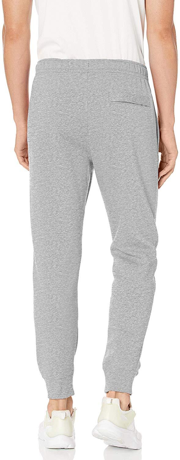 Men's Nike Dk Grey Heather/Matte Silver/Wht Sportswear Club Joggers