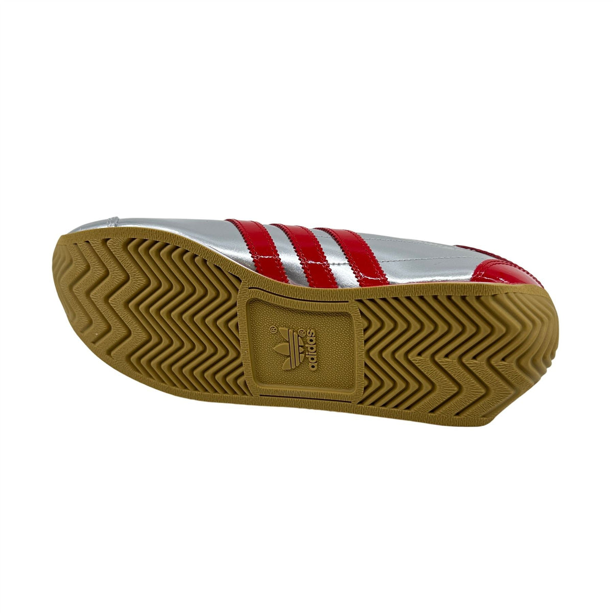 Adidas Country OG Silver Metallic Scarlet Red Womens Athletic Sneaker