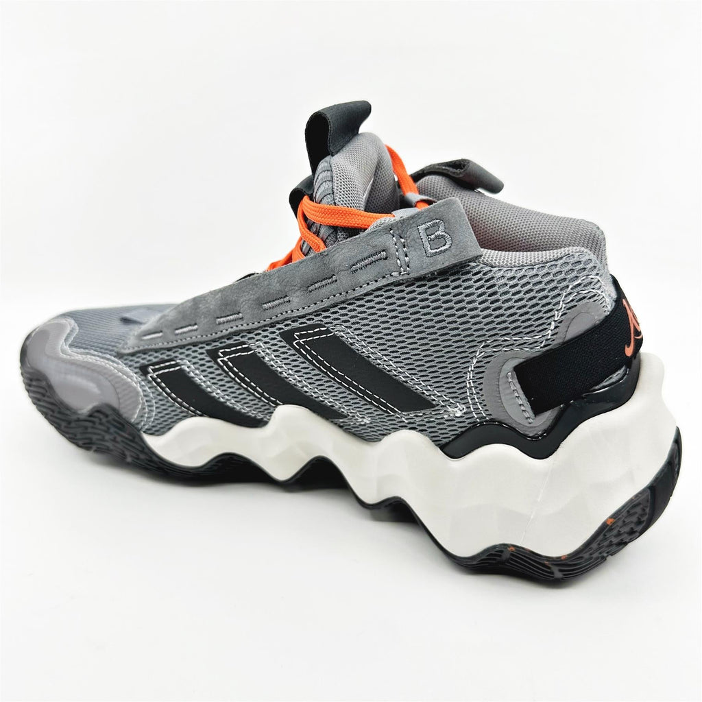 Adidas Exhibit B Candace PE Grey Impact Orange Womens Athletic Sneaker