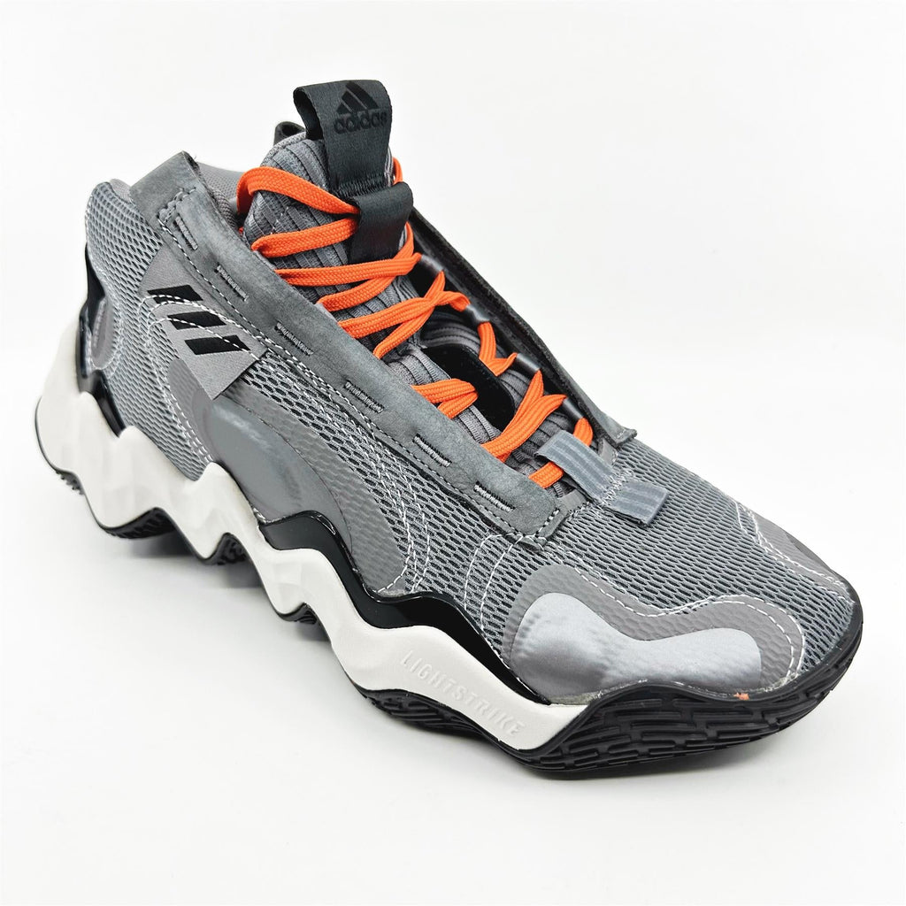 Adidas Exhibit B Candace PE Grey Impact Orange Womens Athletic Sneaker
