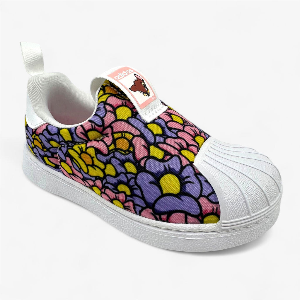 Adidas Superstar 360 Light Pink White Purple Baby Toddler Athletic Sneaker