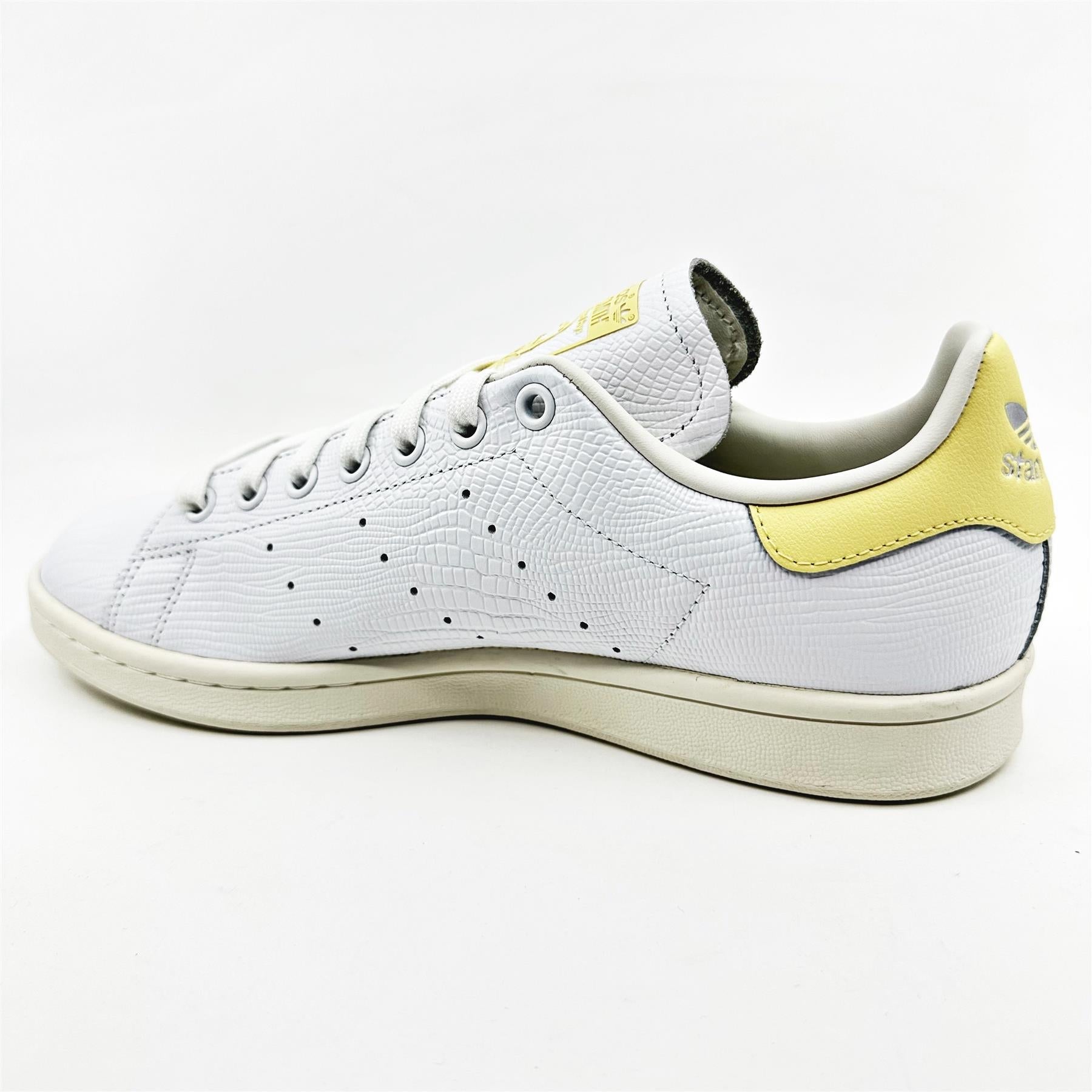 Adidas Stan Smith Cloud White Almost Yellow Womens Size 9.5 Athletic Sneakers