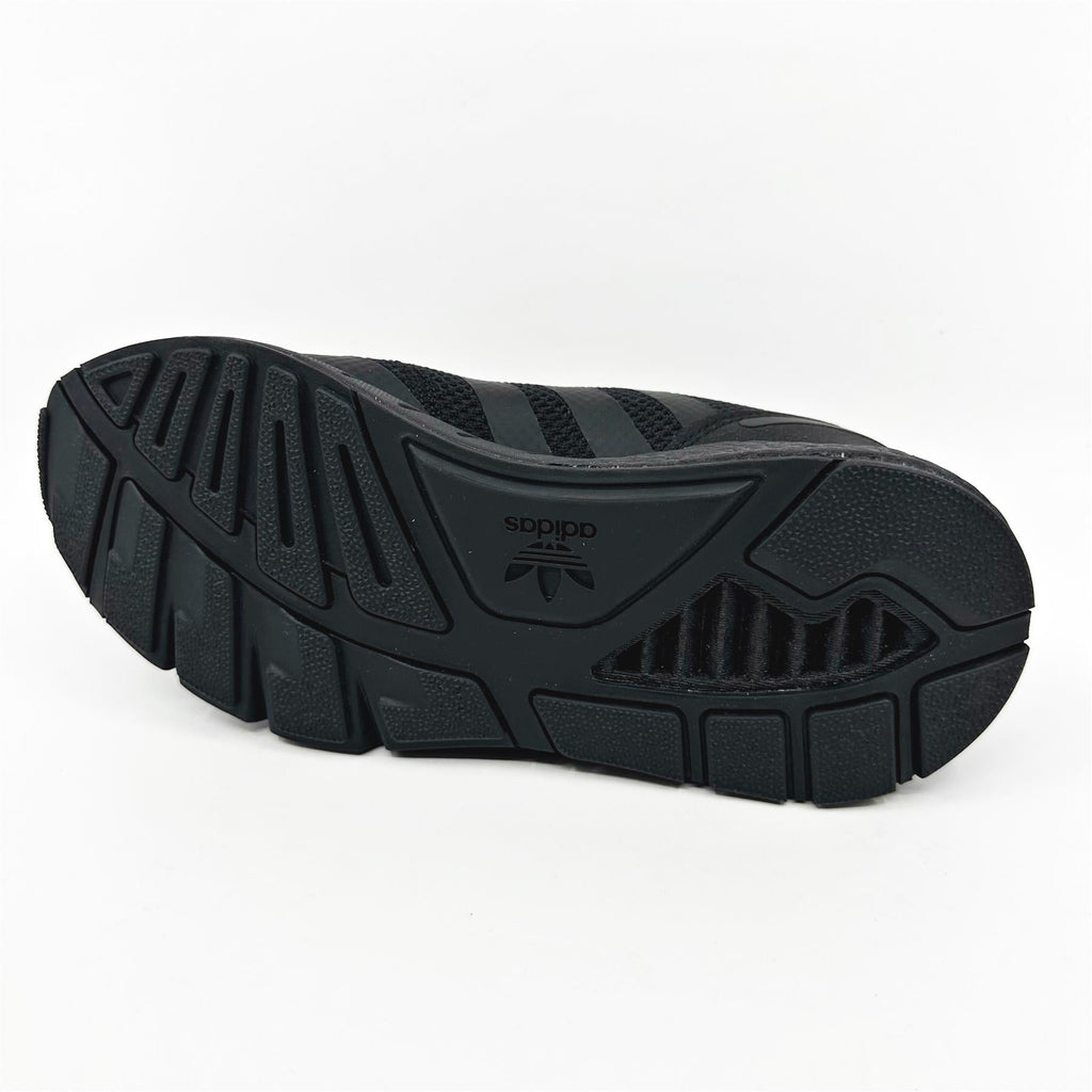 adidas ZX 1K Boost Triple Black Unisex Kids Athletic Sneaker G58921