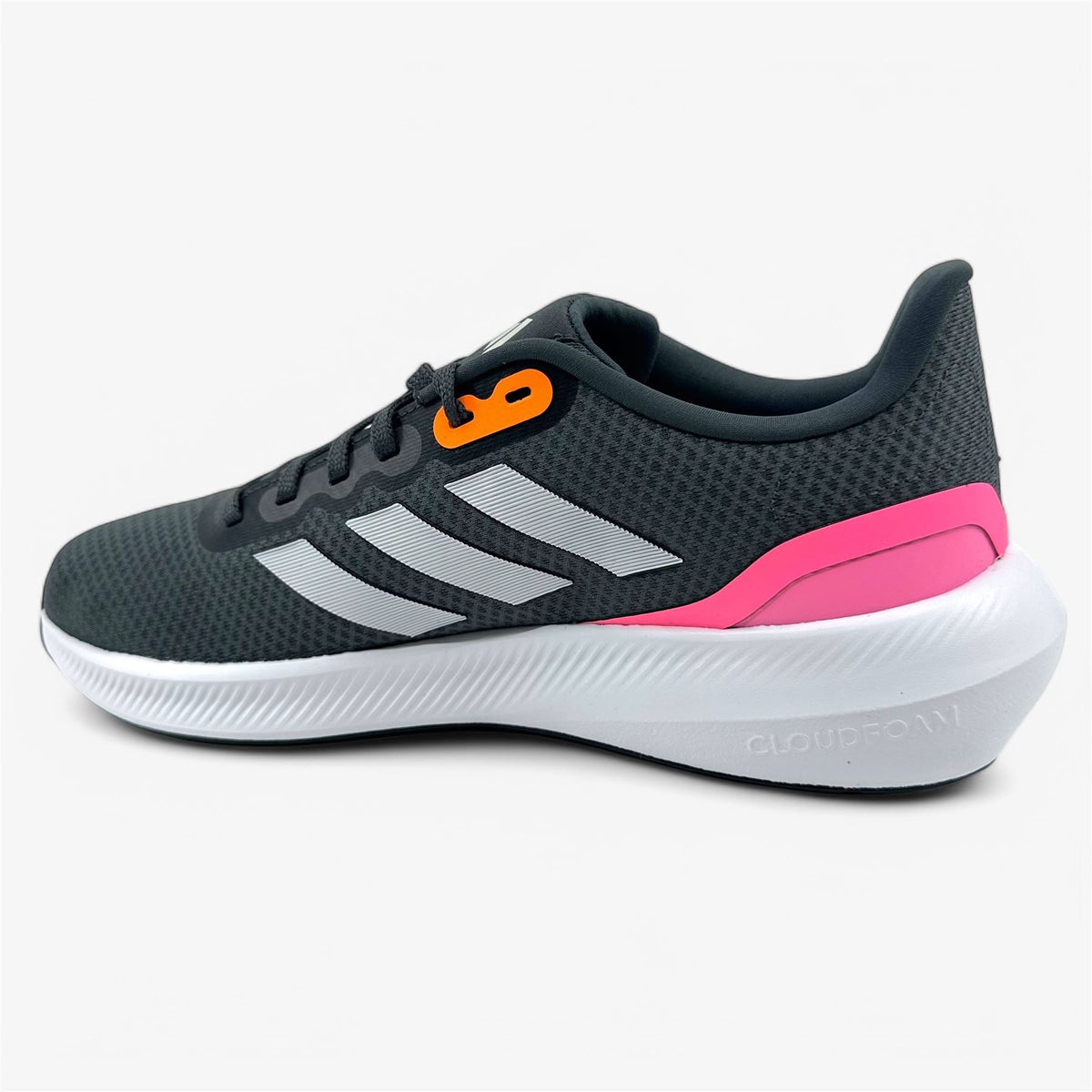Adidas Runfalcon 3.0 Grey Beam Pink Womens Athletic Sneaker