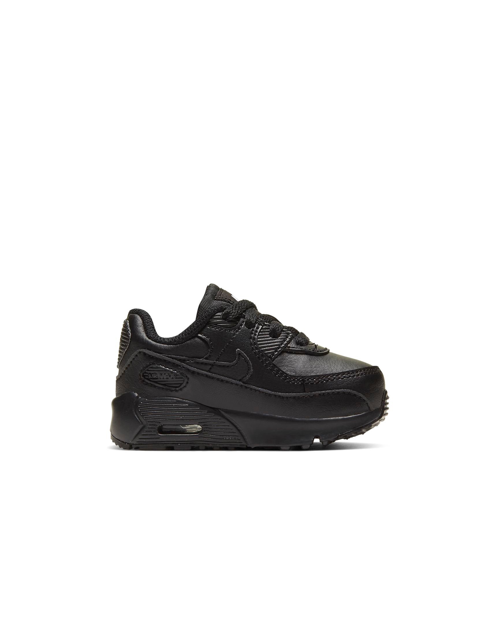 Toddler's Nike Air Max 90 LTR Black/Black-Black-White (CD6868 001)