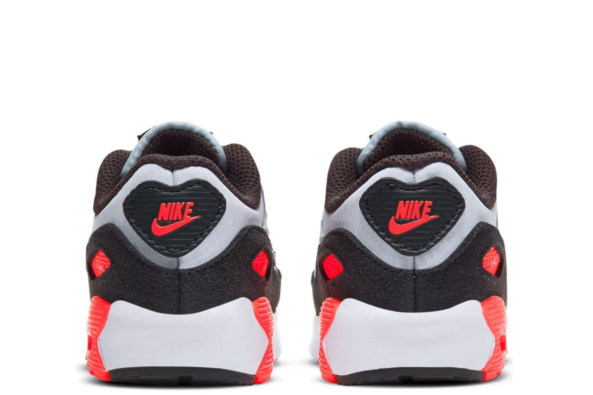 Toddler's Nike Air Max 90 LTR Football Grey/White (CD6868 012)