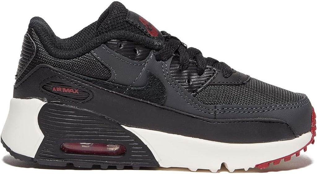 Toddler's Nike Air Max 90 LTR Anthracite/Black-Team Red (CD6868 022)