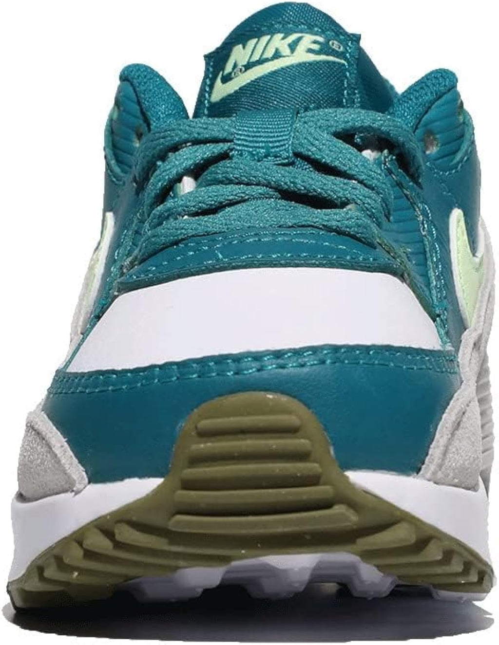 Toddler's Nike Air Max 90 LTR White/Barely Volt  (CD6868 124)