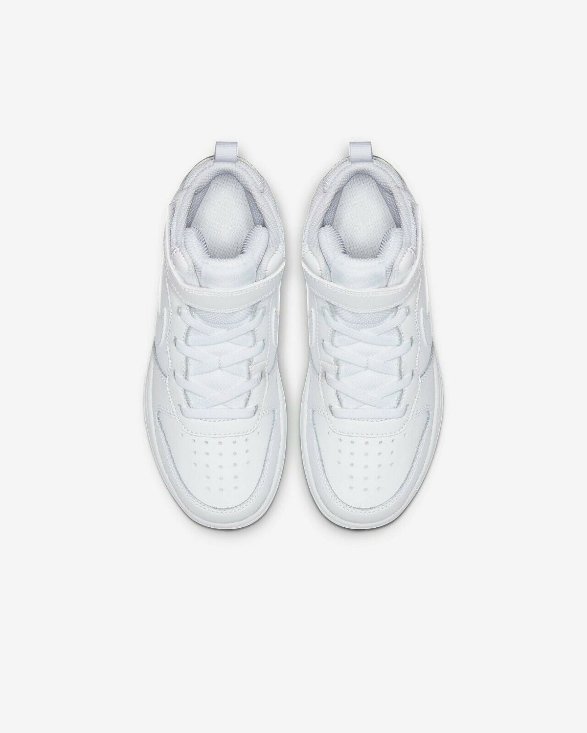 Little Kid's Nike Court Borough Mid 2 White/White-White (CD7783 100)