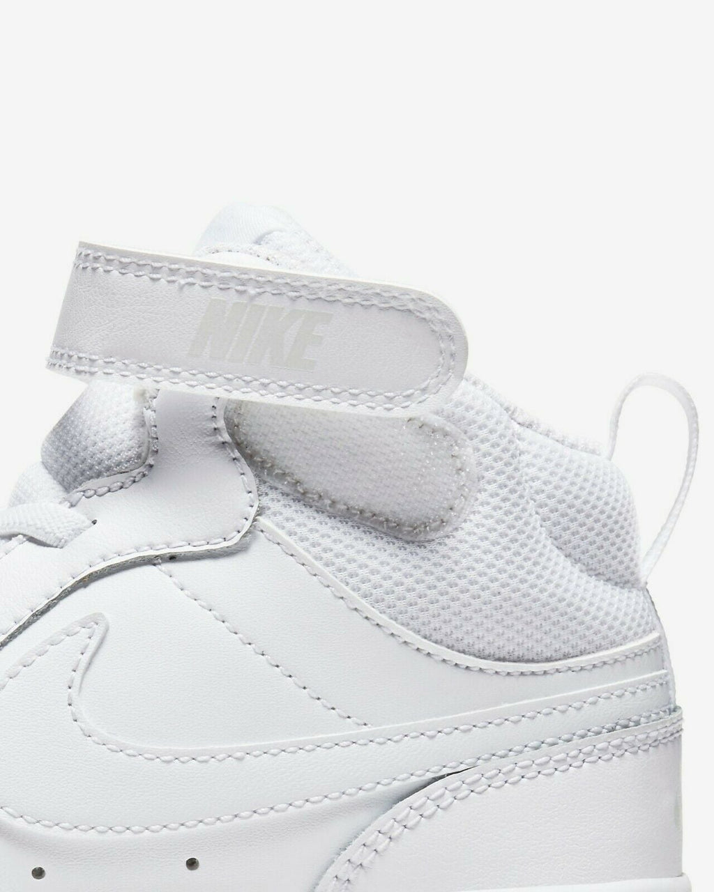 Little Kid's Nike Court Borough Mid 2 White/White-White (CD7783 100)