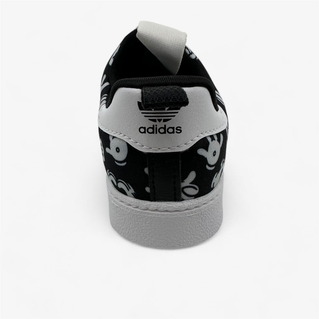 Adidas Superstar 360 Black White Baby Toddler Athletic Disney Sneaker