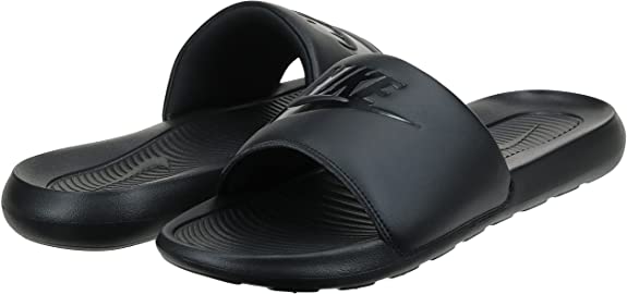 Men's Nike Victori One Slide Black/Black-Black (CN9675 003)