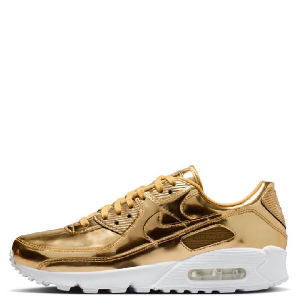 Women's Nike Air Max 90 SP Metallic Gold/Metallic Gold (CQ6639 700)