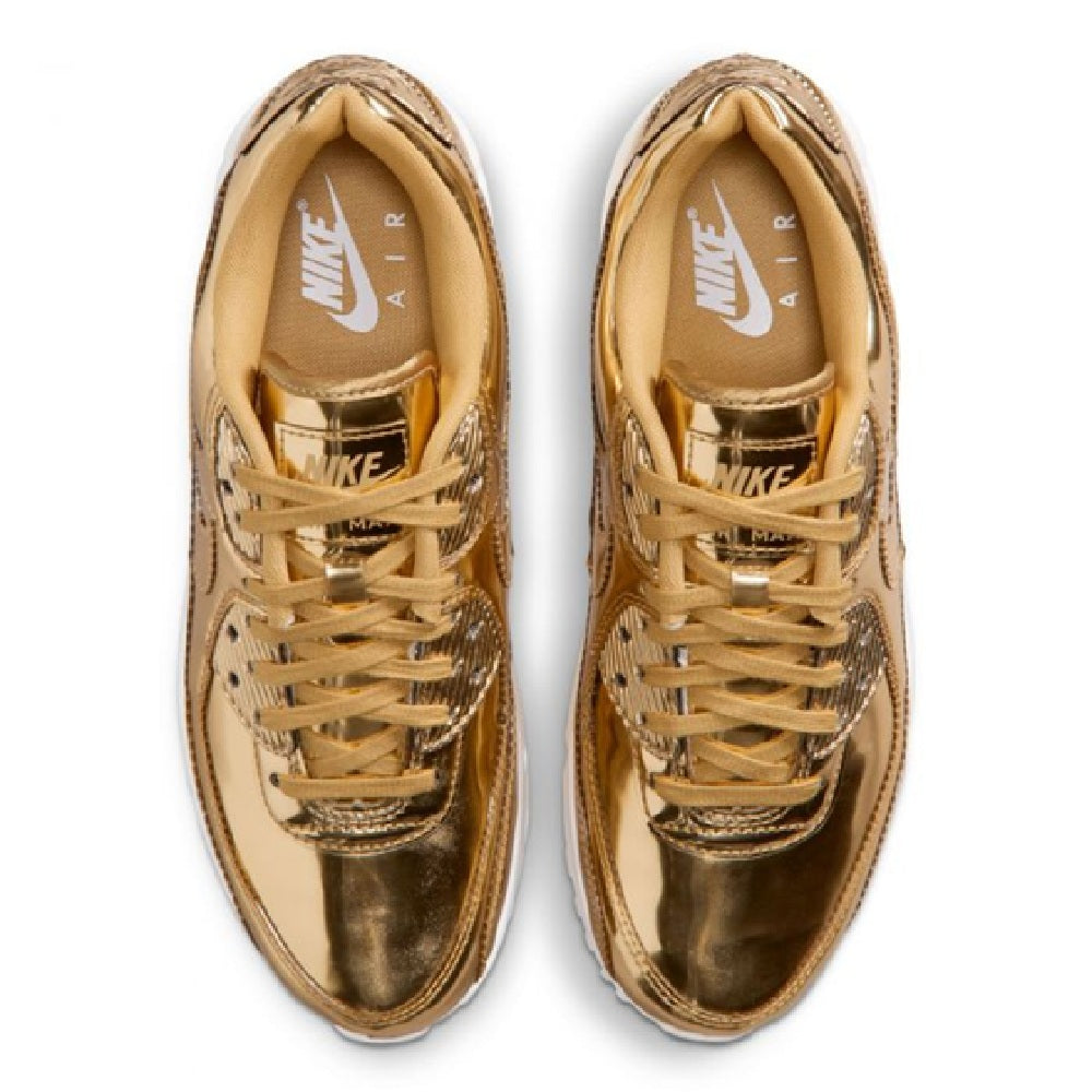 Women's Nike Air Max 90 SP Metallic Gold/Metallic Gold (CQ6639 700)