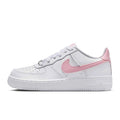 Big Kid's Nike Air Force 1 White/Med Soft Pink-White (CT3839 115)