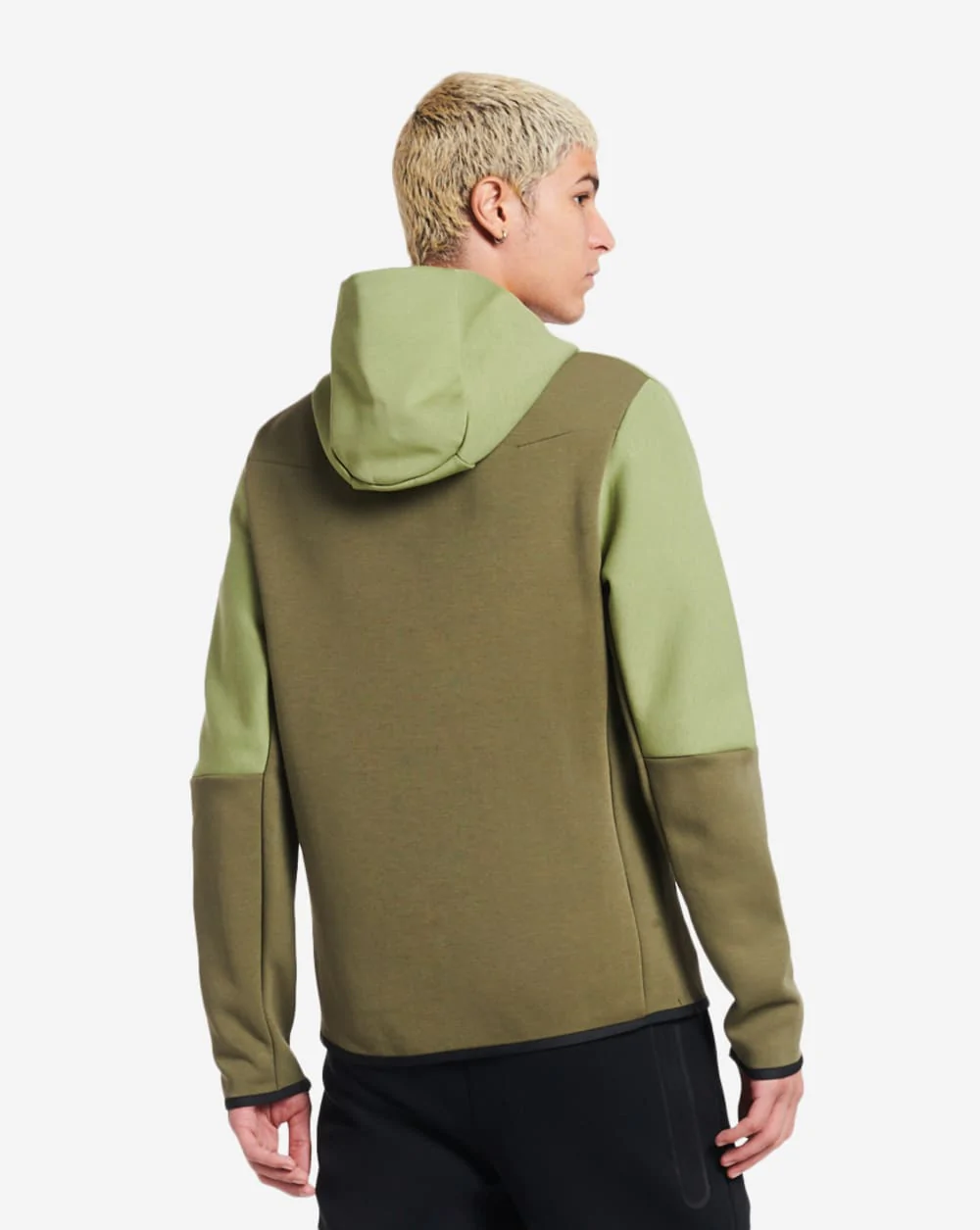 Nike Sportswear Alligator/Medium Olive/Black Tech Fleece Full-Zip Hoodie