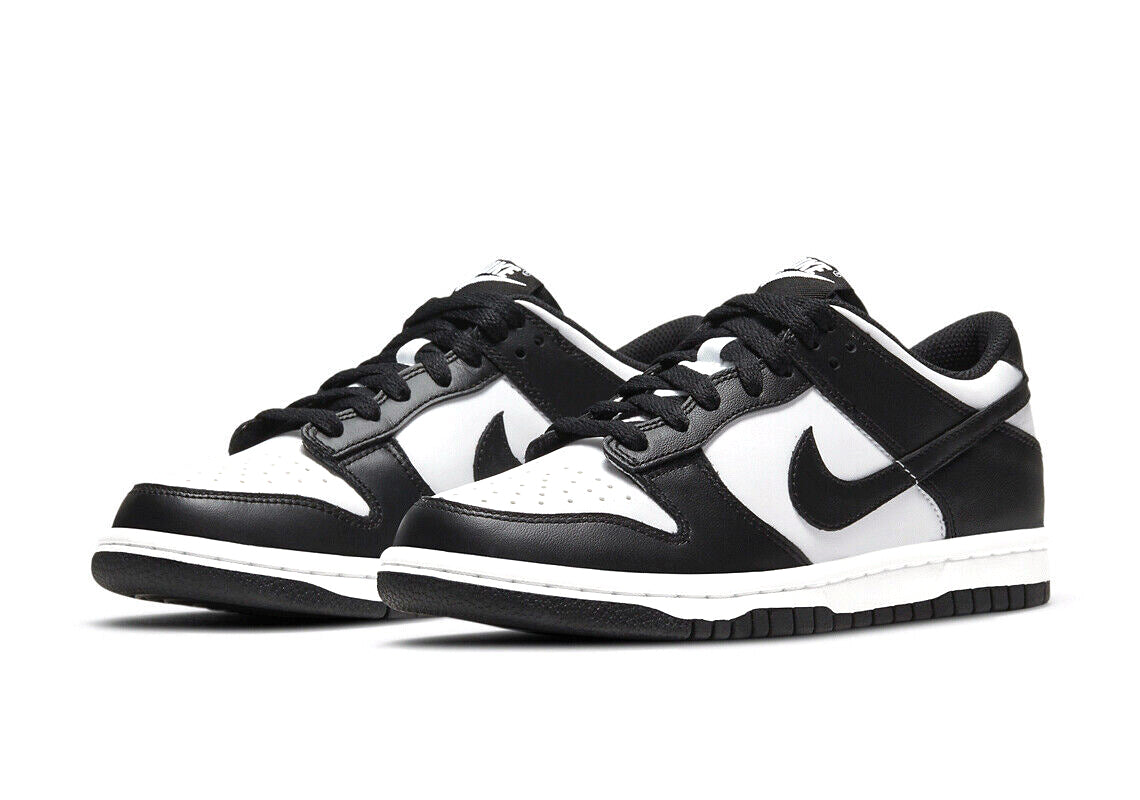 Big Kid's Nike Dunk Low Retro "Panda" White/Black-White (CW1590 100)