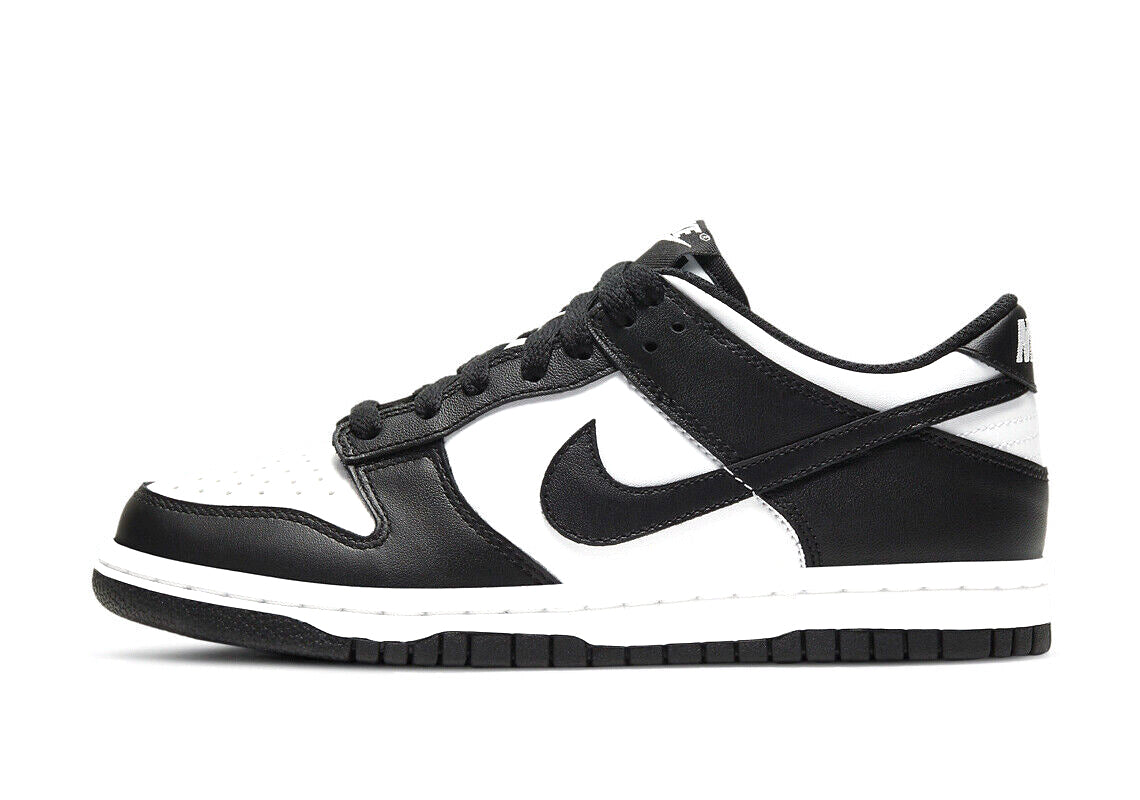 Big Kid's Nike Dunk Low Retro "Panda" White/Black-White (CW1590 100)