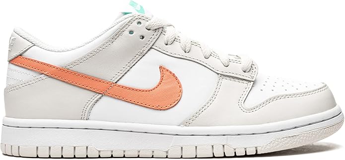 Big Kid's Nike Dunk Low White/Crimson Bliss (CW1590 101)