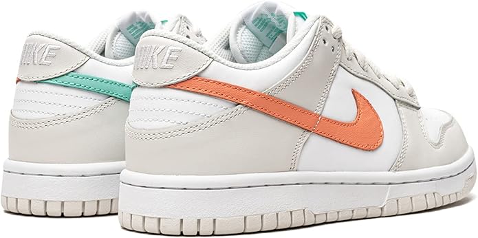 Big Kid's Nike Dunk Low White/Crimson Bliss (CW1590 101)