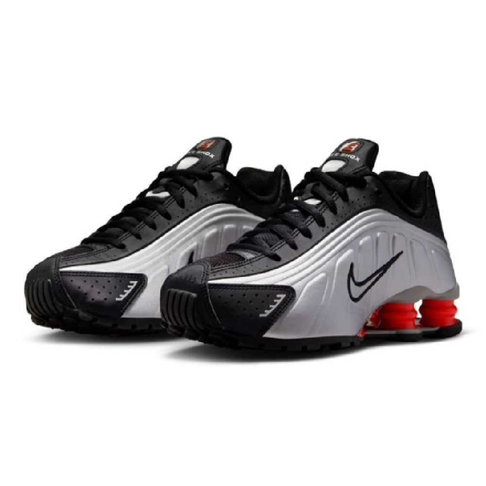 Big Kid's Nike Shox R4 Metallic Silver (CW2626 005)