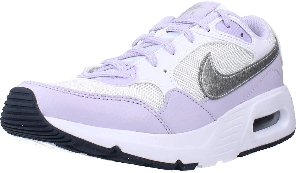Big Kid's Nike Air Max SC White/Metallic Silver (CZ5358 113)