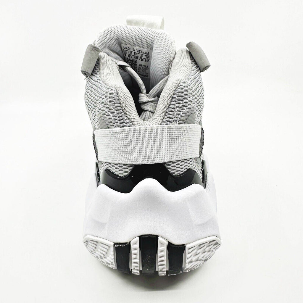 Adidas Exhibit B Mid Gray White Womens Size 8 Basketball Sneakers GY8983