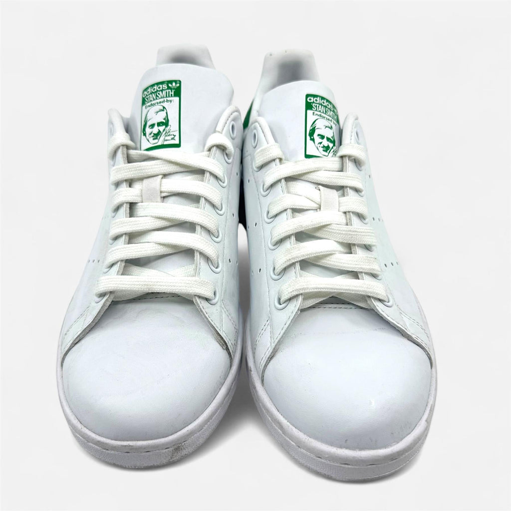 Adidas Stan Smith White Green Mens Size 8.5 Athletic Sneaker