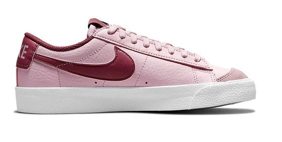 Big Kid's Nike Blazer Low '77 Pink Foam/Dark Beetroot-White (DA4074 600)