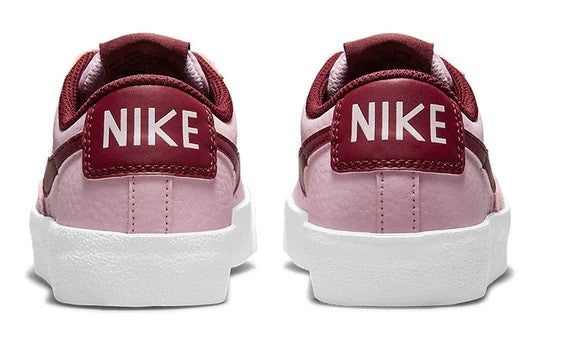 Big Kid's Nike Blazer Low '77 Pink Foam/Dark Beetroot-White (DA4074 600)