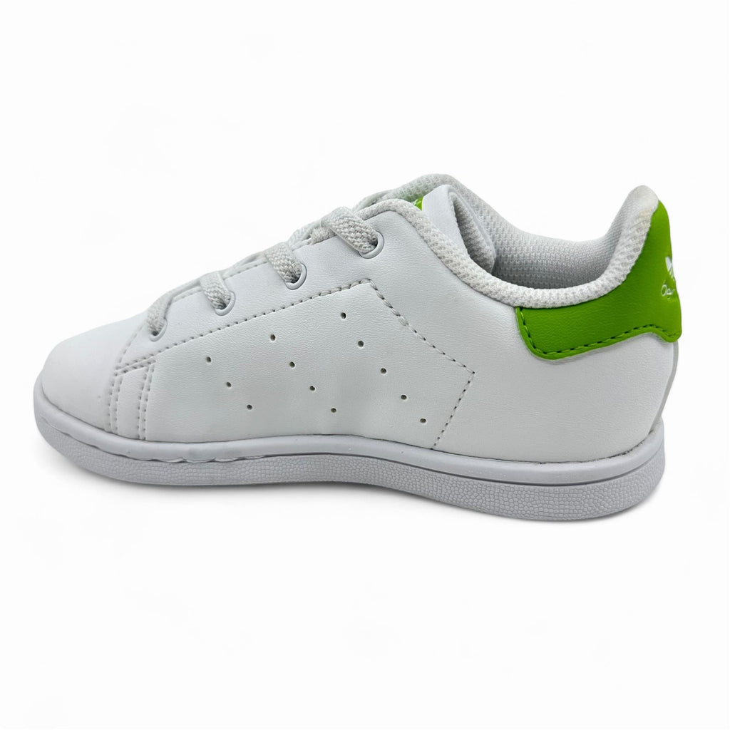 Adidas Stan Smith EL White Green Baby Toddler Disney Kermit The Frog Sneaker