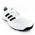 Adidas Tech Response 2.0 White Black Mens Spike Golf Shoes EE9121