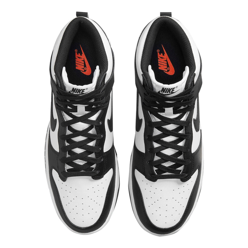 Men's Nike Dunk Hi Retro White/Black-Total Orange (DD1399 105)