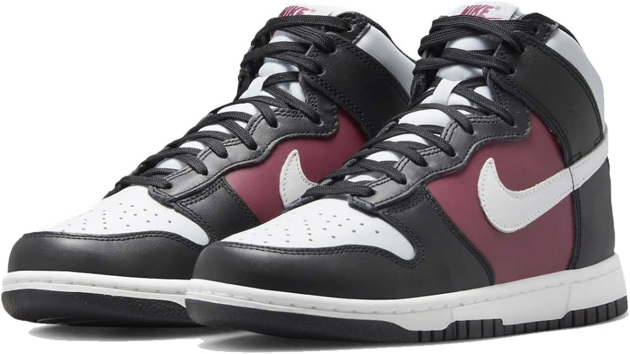 Women's Nike Dunk High Black/Summit White-Rosewood (DD1869 005)